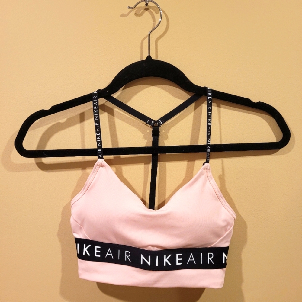 nike air sports top ~ women ~ rose gold